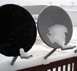 TV - Antenna - Műholdvevő Antenna Fedél - Univerzális Fekete Kerek vagy Elliptikus Étel - Az ÉTEL, kapucnis
