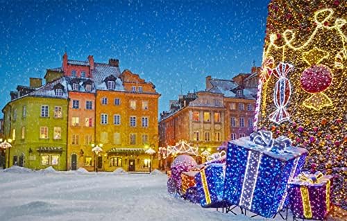 LHJOYSP puzzels 500 Darab Város Karácsonyi Varsó, Lengyelország 52x38cm