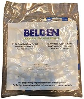 PPC Belden SNSD6 Kék RG6 Snap-N-Pecsét Tömörítés Csatlakozók 5-Pack