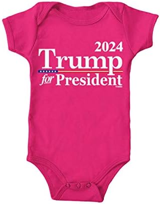 Trump az Elnök 2024 - MAGA 45 Body (Rózsaszín, Újszülött)