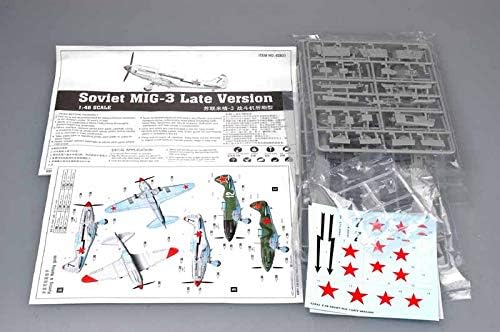 Trombitás 1/48 MiG3 Késő Verzió Szovjet Harcos Modell Készlet