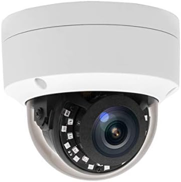 Vonihome 5MP PoE vandálbiztos Dome Kamera, 2.8 mm-es Objektív, Széles Látószög, Beépített Mikrofon, Fém Ház IP66 vízálló,