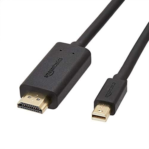Alapokat Mini DisplayPort-HDMI Adapter Kábel 6 Méter Csomag Mini DisplayPort Thunderbolt-HDMI Adapter - Kompatibilis Apple