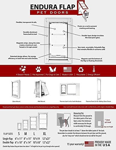 Endura Fedél Pet Ajtó Szárny Windows | Energia-Hatékony Ablak Beszúrás a kétrétegű Hőszigetelő Fedél | Egyszerű Telepítés a Függőleges