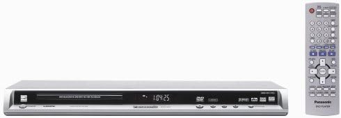 Panasonic DVD-S53S Fel-Konvertáló 1080p DVD-Lejátszó Ezüst