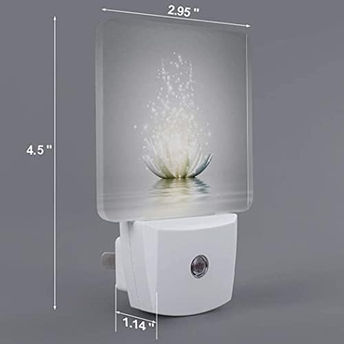 Művészeti Lotus Éjszakai Fény Csatlakoztassa a LED Lámpa Automatikus Érzékelő Intelligens Éjszakai Fények Fantázia Virág Led Éjszakai