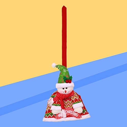 Abaodam 1db Karácsonyi Dekoráció Seprű Meghatározott Hóember Seprű a Karácsonyi Ház Christmas Tree Decor (Hóember)