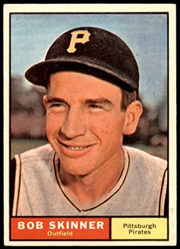 1961 Topps 204 Bob Skinner Pittsburgh Pirates (Baseball Kártya) EX Kalózok