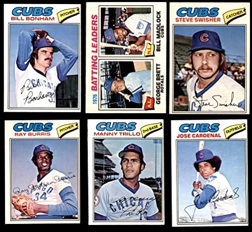 1977 O-Pee-Chee Chicago Cubs Közelében Csapat készen áll Chicago Cubs (Set) VG/EX+ Cubs
