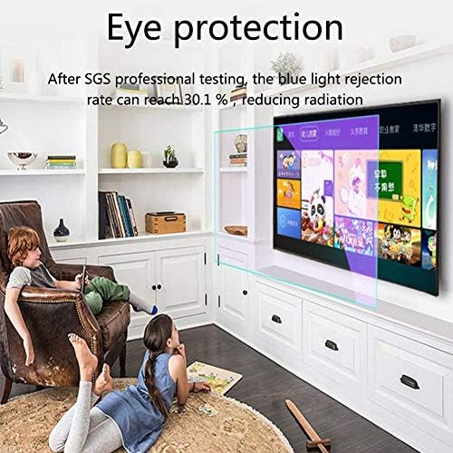 AIZYR Anti-Kék Fény, TV Képernyő Védő, 50-75 hüvelyk Matt Képernyő Védő Tükröződésmentes Anti-Semmiből Szűrő Film, LCD/LED/OLED