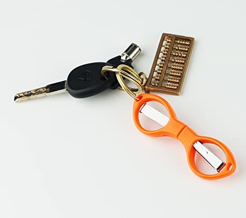 30 Db Mini Összecsukható Utazási Zsebében Olló Otthon, Utazás (Narancssárga)