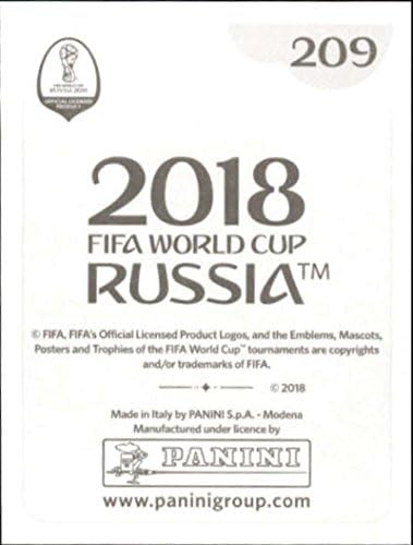2018 Panini Világbajnokság Matricák Oroszország 209 Kylian Mbappe Franciaország Foci Matrica