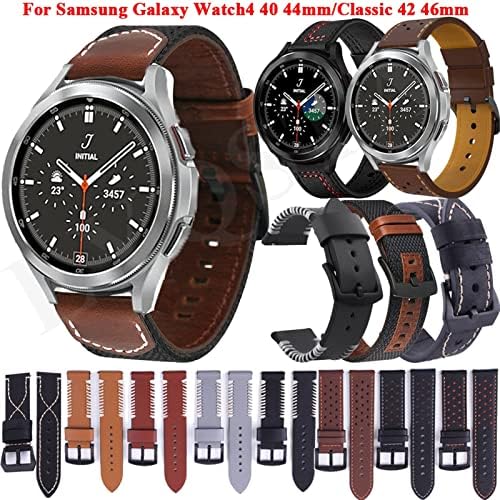 MODBAND 20mm Bőr Hevederek Watchband Samsung Galaxy Watch4 40 44 mm/Óra 4 Klasszikus 42 46mm Eredeti Karkötő Karkötő