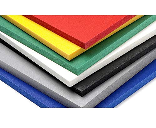 Kiterjesztett PVC Hab Tábla, Fehér színű, 3/4 (0.75, 19MM) Vastag, 12 W x 12 L (Csomag 2)