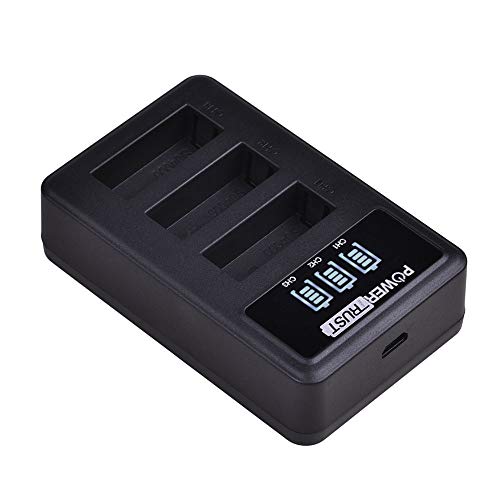PowerTrust 3Pack PG1050 Akkumulátor, Akku, valamint LED-es 3Slots USB Töltő EKEN H9 H9 H3 H9R H8PRO H8R H8 pro SJ4000 SJCAM SJ5000