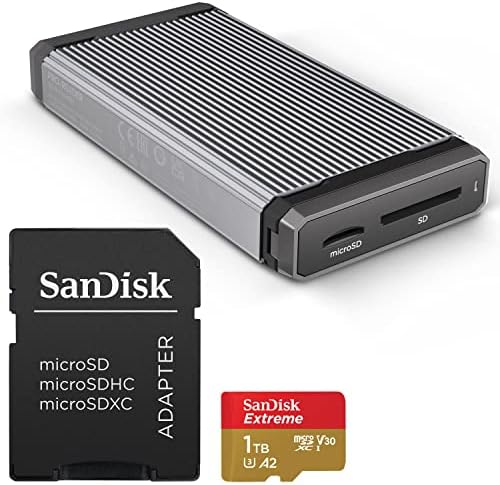 SanDisk 1 tb-os Extrém microSDXC UHS-én Memória Kártya Adapter - Akár 190MB/s SanDisk Szakmai PRO-Olvasó SD vagy microSD