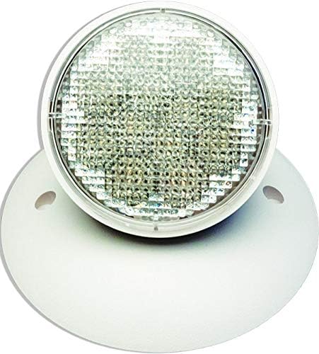 Vtn vagyok Fények | Remote Head LED-es Sürgősségi Fény | Egy Állítható Kerek Fej | Fehér Ház | 3,6 V | (Beltéri Használatra) | RHP-L-3V-SH