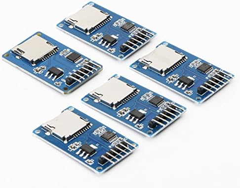 5DB Micro SD Kártya, Micro SDHC Mini TF Kártya Adapter Olvasó SPI Interface Vezető Modul az Arduino