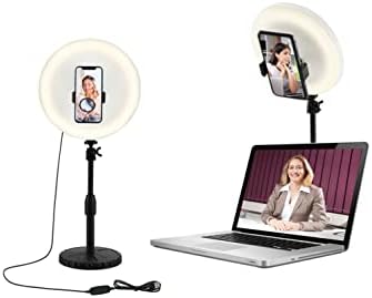 Asztali Gyűrű Fény Diffúzor Laptop Fény Gyűrű Zoom Videó,8 Asztali Gyűrű, lámpa, Tükör, Gyűrű LED az Online Konferencia/Zoom Hívás/smink/Video