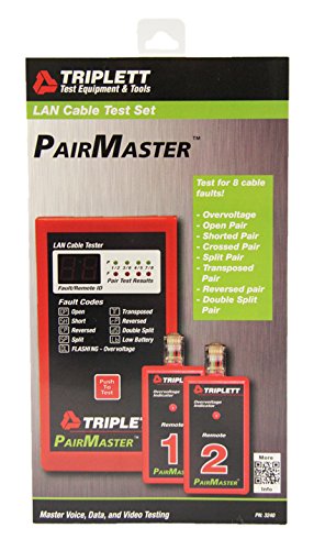 Triplett PairMaster 3240 LAN-Kábel Teszt Szett 2 Távirányítók (Megszűnt Gyártó által)