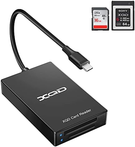 XQD Memóriakártya Olvasó, USB C XQD SD Kártya Olvasó Sony XQD Olvasó, 2 az 1-ben Memóriakártya-Olvasó 5Gpbs Szuper Sebesség