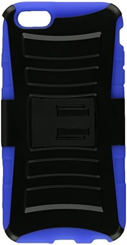 Sas Sejt Hibrid Védő hordtáska Állvány/övcsipesz Tok Apple iPhone 6 Plus - Kiskereskedelmi Csomagolás - Kék/Fekete